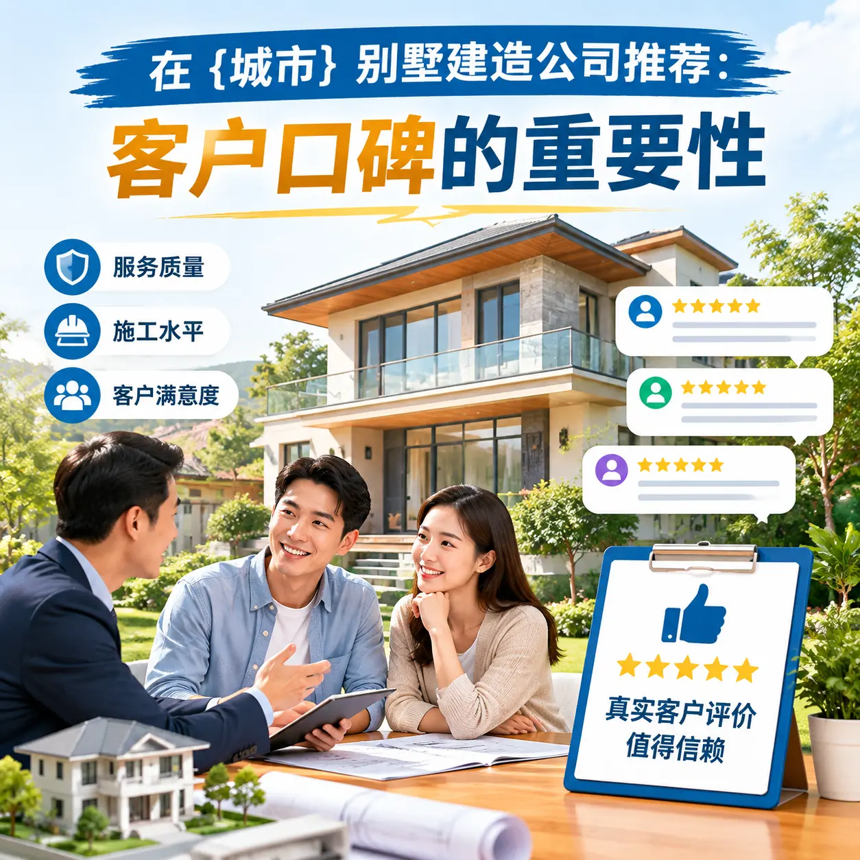 在 从江 别墅建造公司推荐：客户口碑的重要性