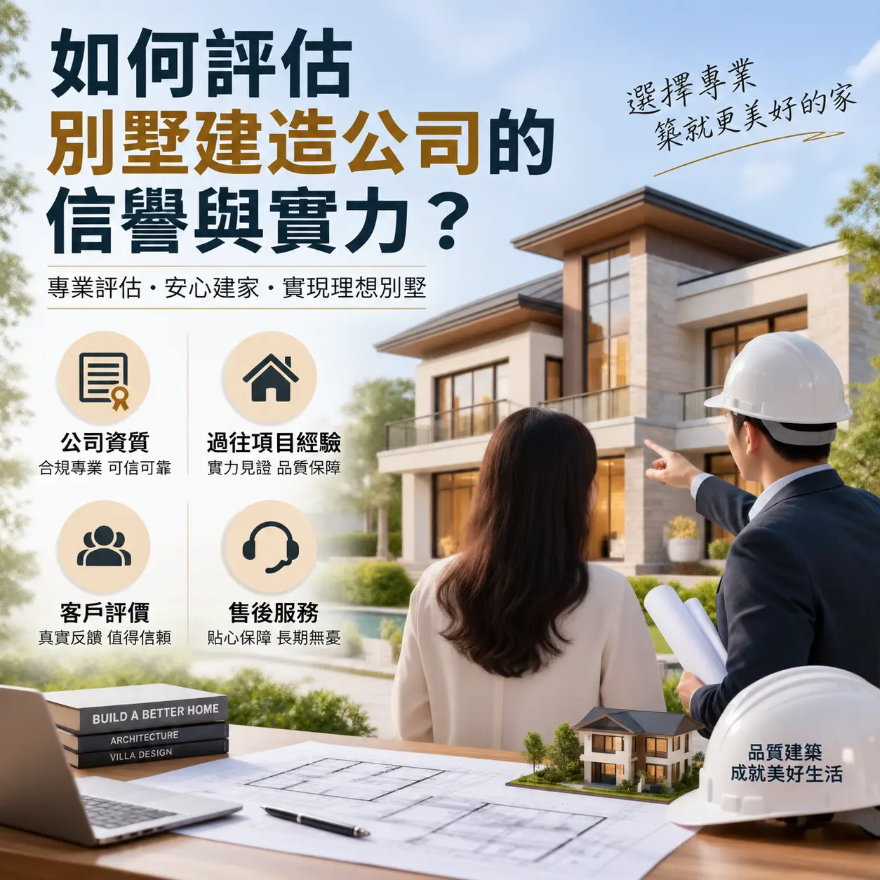 如何评估 从江 别墅建造公司的信誉与实力？
