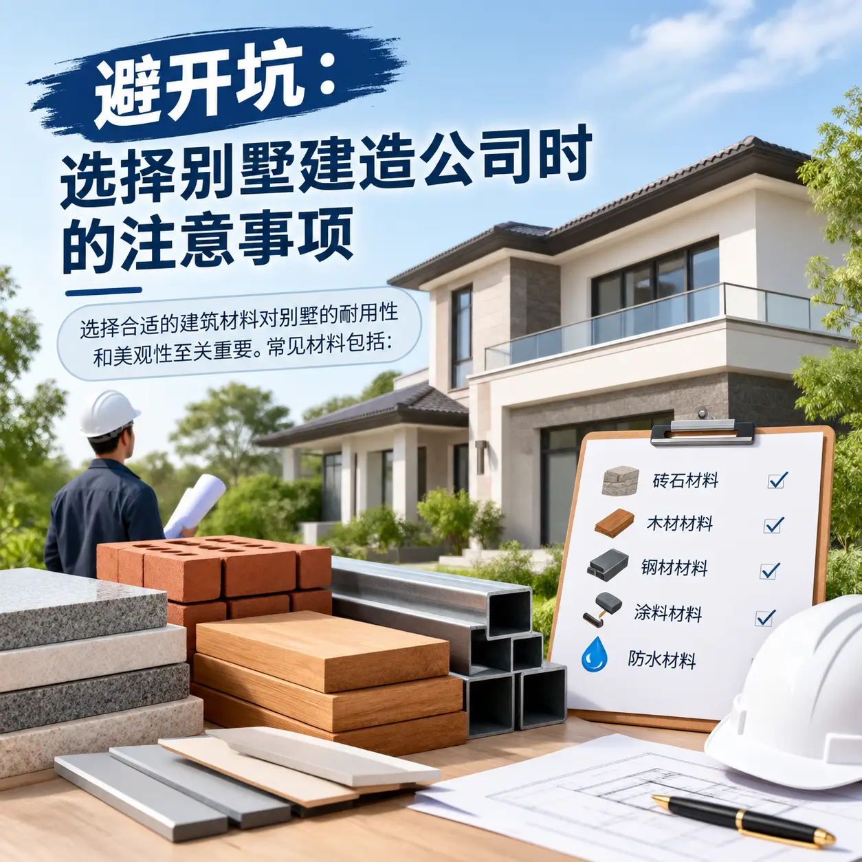 避开坑:选择 从江 别墅建造公司时的注意事项