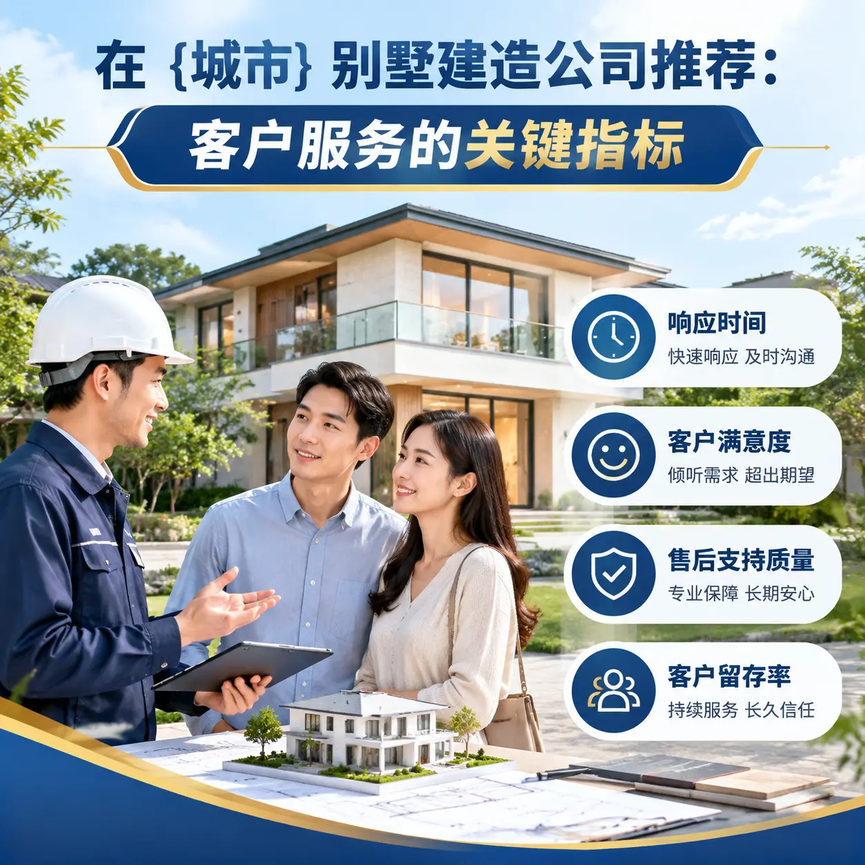 在 从江 别墅建造公司推荐：客户服务的关键指标