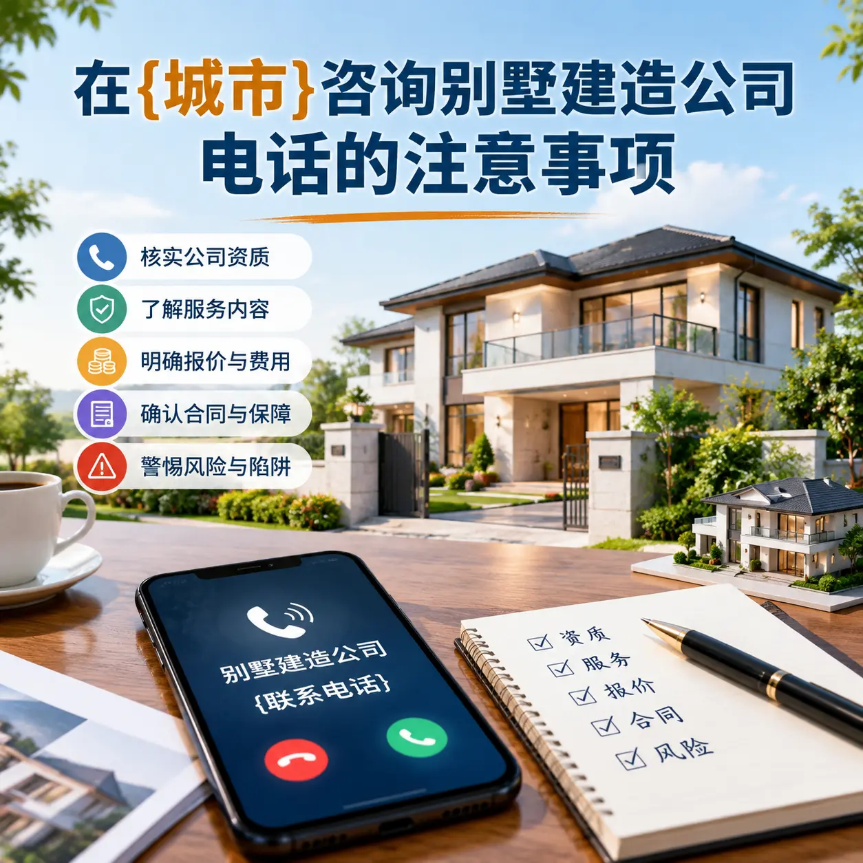 在从江咨询别墅建造公司电话的注意事项