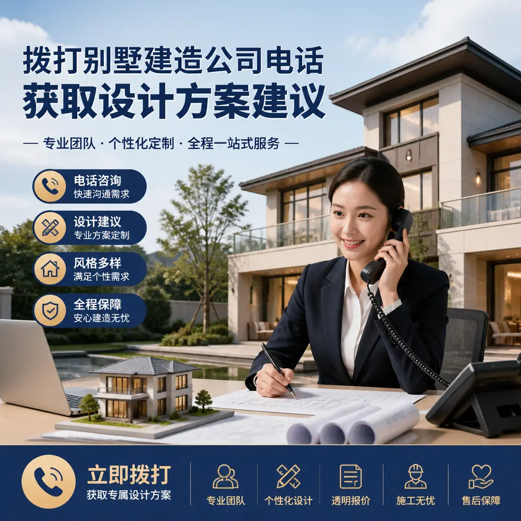 拨打从江别墅建造公司电话，获取设计方案建议