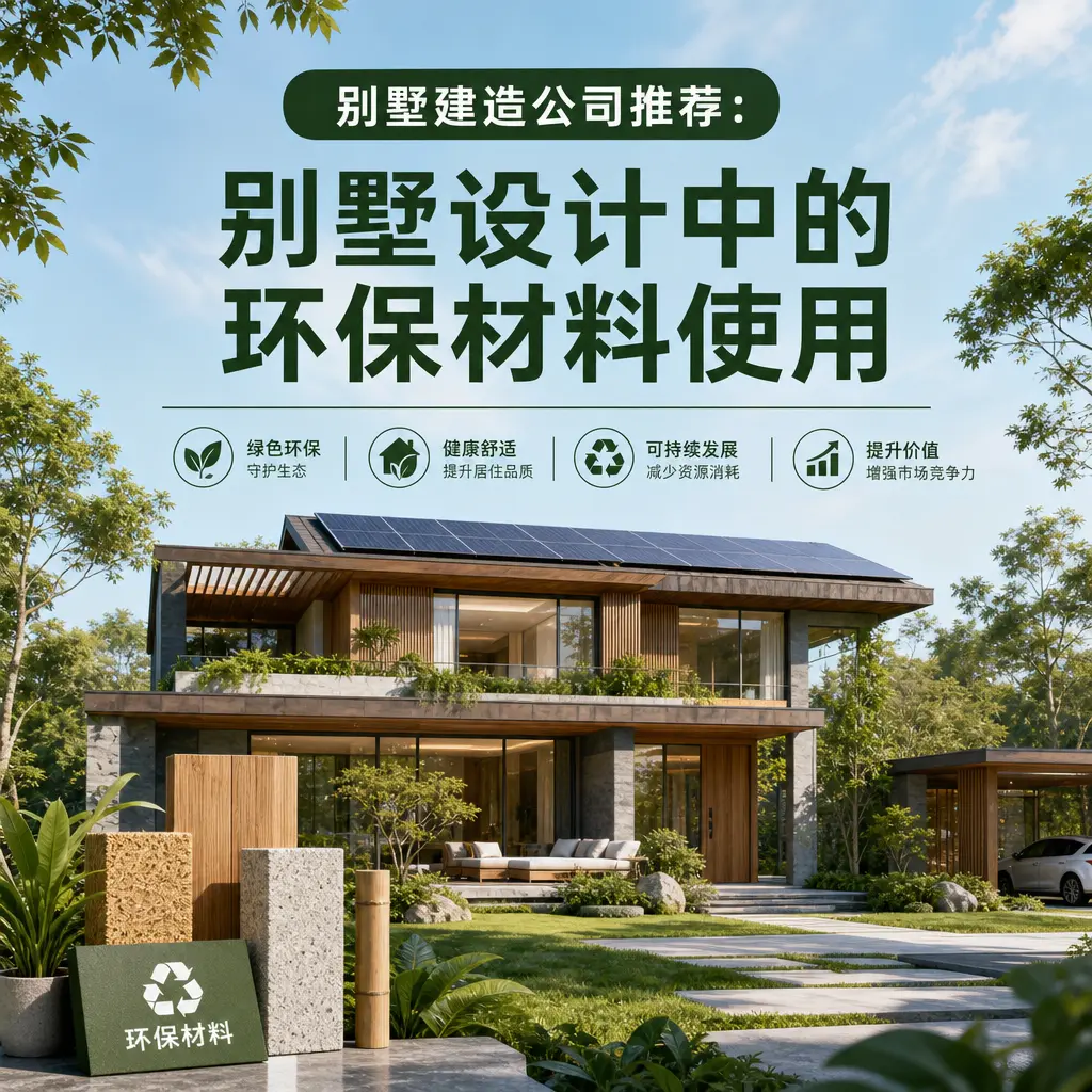 别墅建造公司推荐： 从江 别墅设计中的环保材料使用