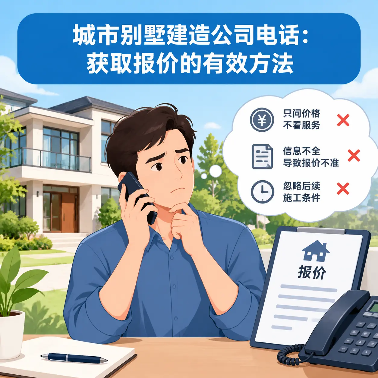 从江别墅建造公司电话：获取报价的有效方法